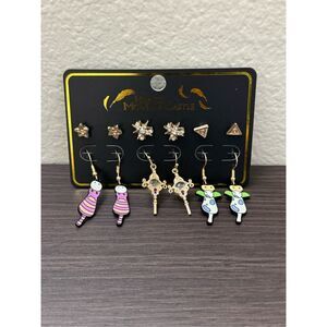 Studio Ghibli Howl's Moving Castle Icons Earrings Set